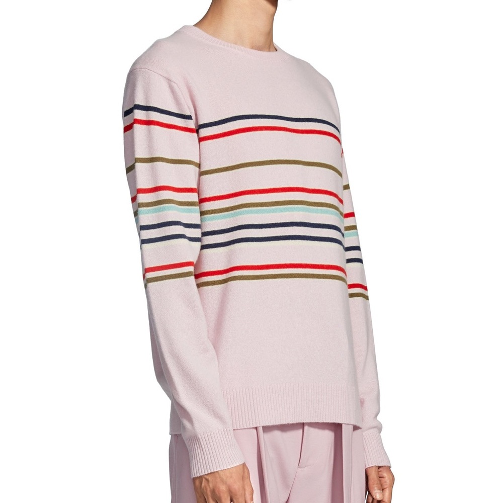 Sies Marjan pink striped sweater